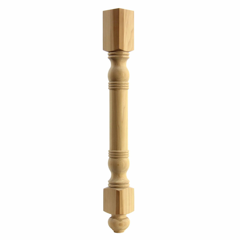 Turned Leg - Style 117 - 34.5"H - Species:Maple Hard